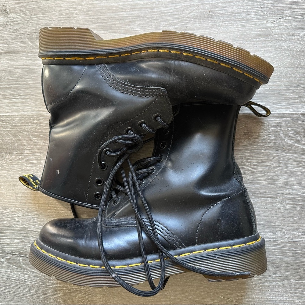 Dr. Martens Black Leather Boots